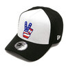 NEW ERA 9FORTY A-Frame ROUTE 66 ピースロゴ ブラック/ホワイト 13772617画像