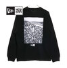 NEW ERA L/S Over Sized Cotton Tee BLACK 13755391画像