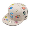 NEW ERA 9FIFTY ドラえもん オールオーバーロゴ ストーン 14174555画像