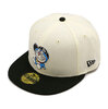 NEW ERA 59FIFTY ドラえもん キャップ クロームホワイト / ブラック 14174590画像