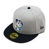 NEW ERA 59FIFTY ドラえもん キャップ グレー / ネイビー 14174589画像