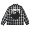 STUSSY 8 BALL CHECK ZIP JACKET画像