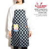 COOKMAN Wide Pocket Apron Checker Charcoal -CHARCOAL- 233-34937画像