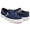 VANS CLASSIC SLIP-ON PIG SUEDE NAVY VN000BVZBX9画像