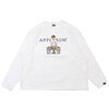 APPLEBUM NEW YORK YANKEES BOY L/S T-shirt WHITE画像