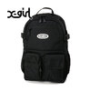 X-girl MULTI POCKET BACKPACK BLACK 105241053007画像