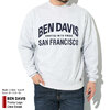 BEN DAVIS Flocky Logo Crew Sweat C-24380041画像