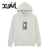 X-girl GRUNGE FACE SWEAT HOODIE 105241012006画像