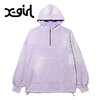 X-girl SWEAT ANORAK PARKA 105241012012画像