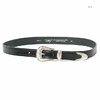 Tory Leather 3-Piece Silver Buckle Belt TO-2914画像
