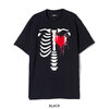 glamb Velour Skeleton T-Shirt GB0224-CS07画像