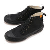 UNIVERSAL OVERALL 撥水ナイロン ハイカットスニーカー BLACK UO14176画像