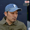 FULLCOUNT 6 Pannel Denim B.B Cap F Patch Vintage Wash 6843HW画像
