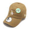 NEW ERA カジュアルクラシック MLB Casual Classic ロサンゼルス・ドジャース ミッドロゴ カーキ × クロームホワイト 14109526画像