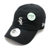 NEW ERA カジュアルクラシック MLB Casual Classic シカゴ・ホワイトソックス ミッドロゴ ブラック × クロームホワイト 14109544画像