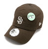NEW ERA カジュアルクラシック MLB Casual Classic サンディエゴ・パドレス ミッドロゴ ウォルナット × クロームホワイト 14109506画像