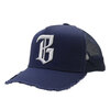 YOSHINORI KOTAKE DESIGN × BEAMS GOLF BG LOGO MESH CAP NAVY画像