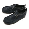 Clarks Wallabee FTRE Lo BLACK SUEDE 26176223画像