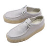 Clarks Torhill Lo WHITE LEATHER 26176221画像