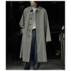 INTERIM HYPER BIG GIZA GABARDINE SINGLE RAGLAN COAT IT24S059-HB画像