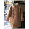INTERIM HYPER BIG CASHMERE HEAVY ROYAL NAVY DUFFEL COAT IT23A002画像