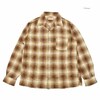 SUGAR CANE RAYON OMBRE CHECK OPEN SHIRT SC29263画像