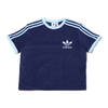adidas TERRY 3STRIPES TEE DKBLUE IR7465画像
