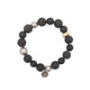 S'YTE ONYX BEAD+LAVA STONE BRACELET画像