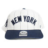 '47 Brand Yankees Double Header Pinstripe '47 HITCH White&times;Navy WCDPS17GWP画像