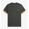 FRED PERRY Striped Cuff S/S Tee M7707画像