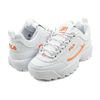 FILA DISRUPTOR II PREMIUM WHITE/TANGERINE/WHITE USS24063-135画像