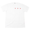 PLAY COMME des GARCONS MENS 3 HEART TEE AX-T337-051画像