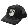 STUSSY LOW PRO TRUCKER 8 BALL SNAPBACK BLACK画像