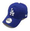 NEW ERA 9TWENTY クロスストラップ ウォッシュドコットン ロサンゼルス・ドジャース ダークロイヤル × ホワイト 13562187画像
