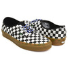 VANS AUTHENTIC CHECKERBOARD BLACK / WHITE VN0009PVBZW画像