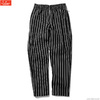 COOKMAN Chef Pants Stripe Black 231-83801画像