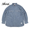 NANGA Hinoc Chambray Field L/S Shirt NW2411-1H800画像