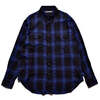 MINEDENIM Distortion Ombre Check L.Western SH 2403-5003画像