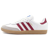 adidas SAMBA OG CLOUD WHITE/COLLEGIATE BURGUNDY/GUM IF3813画像