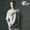 GLIMCLAP Distressed short-sleeve sweatshirt -AMBIENCE- 16-047-GLS-CE画像