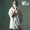 GLIMCLAP Distressed short-sleeve hooded sweatshirt 16-048-GLS-CE画像