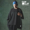 GLIMCLAP Code lane oversized T-shirt 16-067-GLS-CE画像