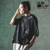 GLIMCLAP Dotted with embroidery oversized T-shirt 16-083-GLS-CE画像
