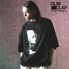 GLIMCLAP Printed oversized T-shirt -Girl & Ambience- 16-086-GLS-CE画像