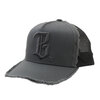 YOSHINORI KOTAKE DESIGN × BEAMS BG LOGO MESH CAP GRAY画像