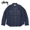 STUSSY BOXY WESTERN DENIM SHIRT 1110320画像