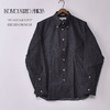 INDIVIDUALIZED SHIRTS STANDARD FIT L/S BD SHIRT RIGID DENIM BLACK画像