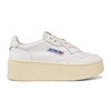 AUTRY PLATFORM LOW LEATHER / LEATHER WHITE/WHITE SPTLWLL-LL15画像