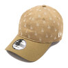 NEW ERA 9TWENTY MLB Jacquard ロサンゼルス・ドジャース カーキ × クローム カーキバイザー 14109848画像
