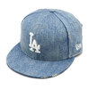 NEW ERA 59FIFTY Damaged Denim ロサンゼルス・ドジャース ウォッシュドデニム 14109905画像